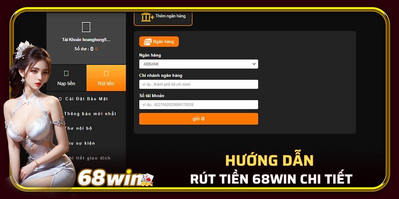 Hướng dẫn rút tiền thông qua ngân hàng